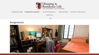 
                            6. Assignments - Housing & Residence Life - University of Chicago