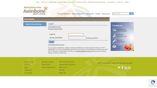 
                            5. Assiniboine Credit Union - Online Banking