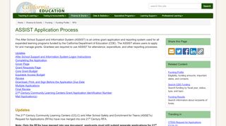 
                            1. ASSIST Application Process (CA Dept of Education) - California ...