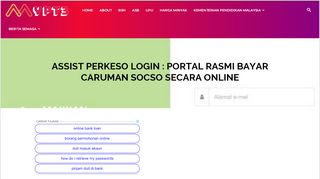 
                            1. Assist Perkeso Login | Bayar Socso Online