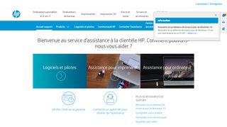 
                            8. Assistance HP pour de l'aide technique et dépannage ...