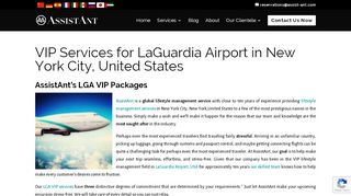 
                            7. AssistAnt's VIP Services for LaGuardia Airport …