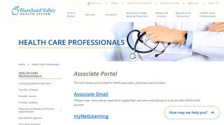 
                            2. Associate Portal - Blanchard Valley Health System