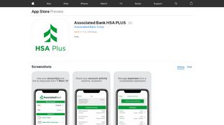 
                            6. ‎Associated Bank HSA PLUS on the App Store - apps.apple.com