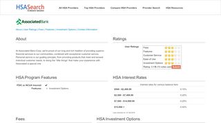 
                            8. Associated Bank - HSA Search