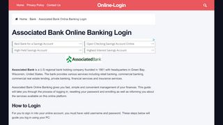 
                            5. Associated Bank Online Banking Login - Online …