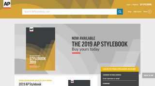 
                            1. Associated Press Stylebook