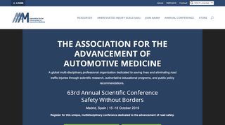 
                            2. Association for the Advancement of Automotive Medicine ...