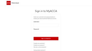 
                            1. Association of Chartered Certified Accountants - myAcca