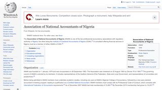 
                            6. Association of National Accountants of Nigeria - Wikipedia