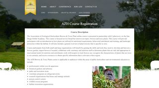 
                            3. Association of Zoological Horticulture - AZH Courses