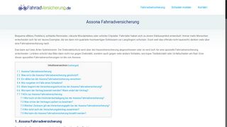 
                            5. ᐅᐅ Assona Fahrradversicherung - …