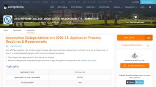 
                            9. Assumption College Admissions: Eligibility Criteria ...