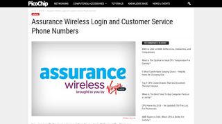 
                            3. Assurance Wireless Login, Customer Service, …