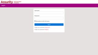 
                            6. Assurity Life Insurance Company - Login