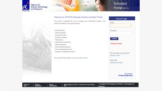 
                            2. A*STAR Graduate Academy Scholars' Portal