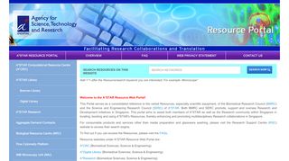 
                            3. A*STAR Resource Portal