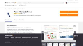 
                            9. Astea Alliance Software - 2019 Reviews, Pricing & Demo