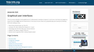 
                            1. Asterisk GUI - VoIP-Info