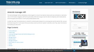 
                            9. Asterisk manager API - VoIP-Info