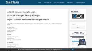 
                            2. Asterisk manager Example: Login - VoIP-Info