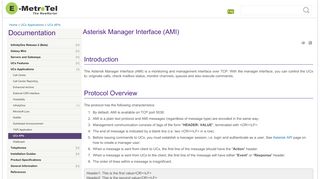 
                            5. Asterisk Manager Interface (AMI) | Documentation