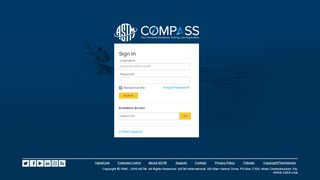 
                            6. ASTM International - Compass Login