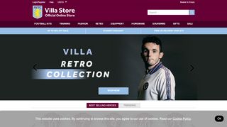 
                            3. Aston Villa Football Club Online Store - shop.avfc.co.uk