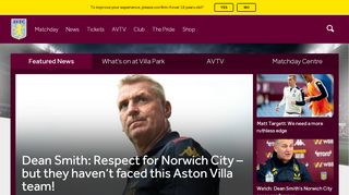 
                            2. Aston Villa Football Club | The official club website | avfc.co.uk