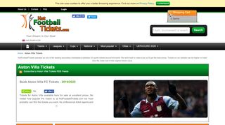 
                            6. Aston Villa Tickets - Buy Aston Villa FC Tickets 2019 ...