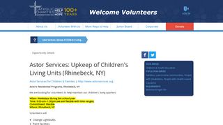 
                            5. Astor Services: Upkeep of ... - Catholic Charities of New York