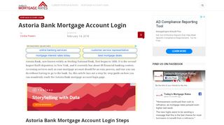 
                            4. Astoria Bank Mortgage Account Login | TodaysMortgageRates.net