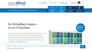 
                            6. AstraDirect Schließfächer mieten