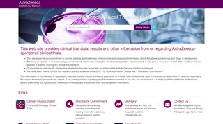 
                            8. AstraZeneca Clinical Trials Website