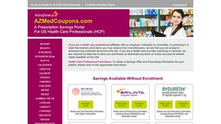 
                            11. AstraZeneca Coupons For US Healthcare Professionals