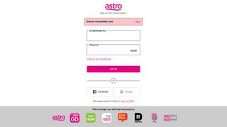 
                            1. Astro - Login