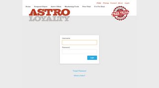 
                            7. Astro Loyalty Login