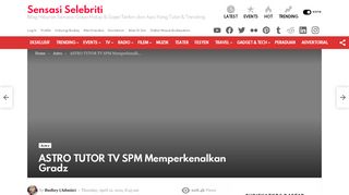 
                            7. ASTRO TUTOR TV SPM Memperkenalkan Gradz - budiey.com