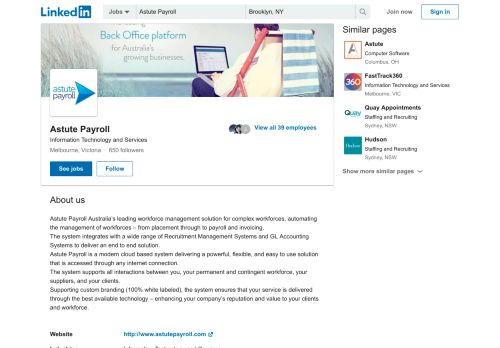 
                            2. Astute Payroll | LinkedIn