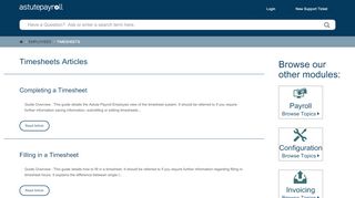 
                            4. Astute Payroll | Timesheets - Astute Payroll | Support Centre