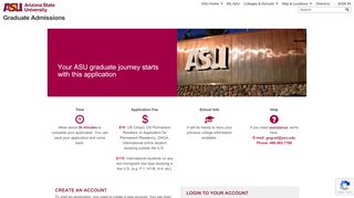 
                            1. ASU Graduate Admissions Application