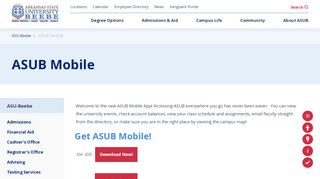 
                            6. ASUB Mobile - ASU-Beebe