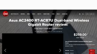 
                            7. Asus AC2400 RT-AC87U Dual-band Wireless Gigabit Router ...