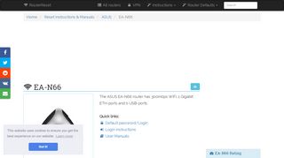 
                            2. ASUS EA-N66 Default Password & Login, Manuals ...