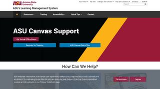 
                            5. ASU's Learning Management System