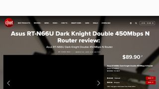 
                            3. Asus RT-N66U Dark Knight Double 450Mbps N Router review ...