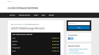 
                            7. ASUS WebStorage Review – Cloud Storage Reviews