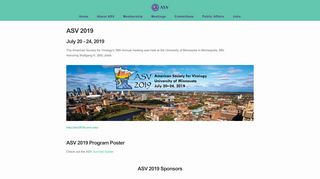 
                            9. ASV 2019 — ASV