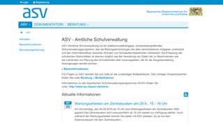 
                            2. ASV- Amtliche Schulverwaltung - Bayern.de