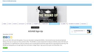 
                            4. ASVAB Sign-Up – The Round Up